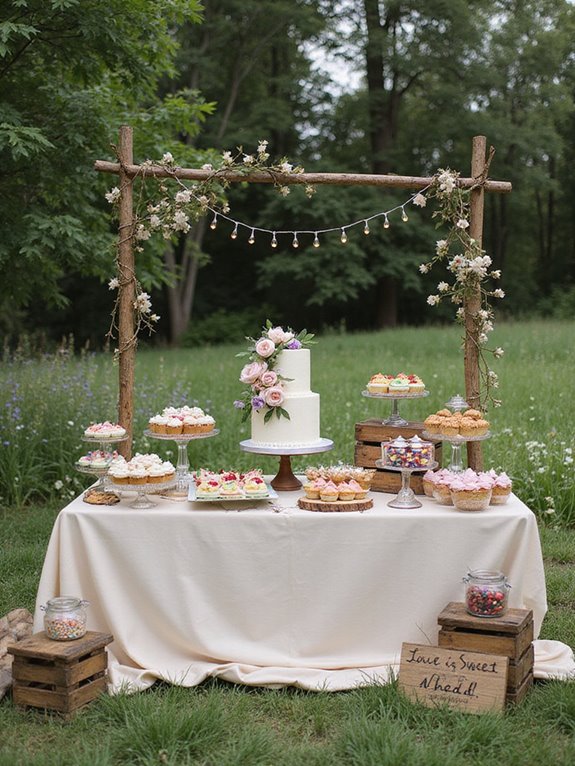interactive themed dessert stations