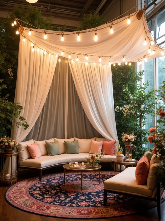 inviting comfortable lounge area