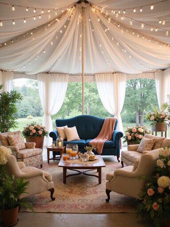 inviting cozy lounge setups