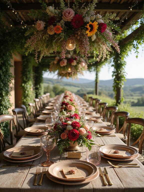 lush floral romantic decor