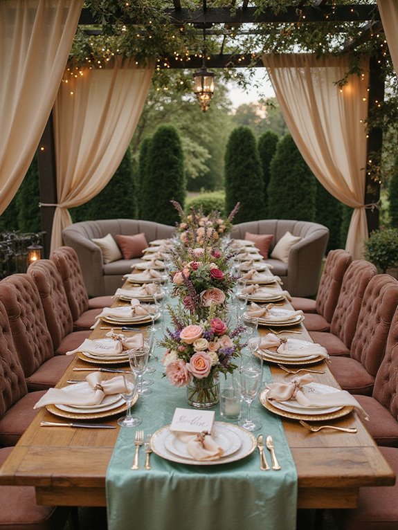 luxurious wedding linens selection