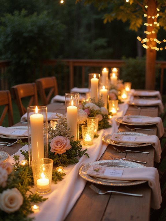 magical led candle ambiance