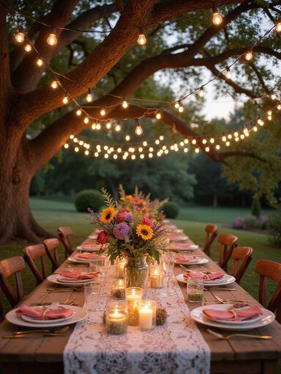 magical string light ambiance