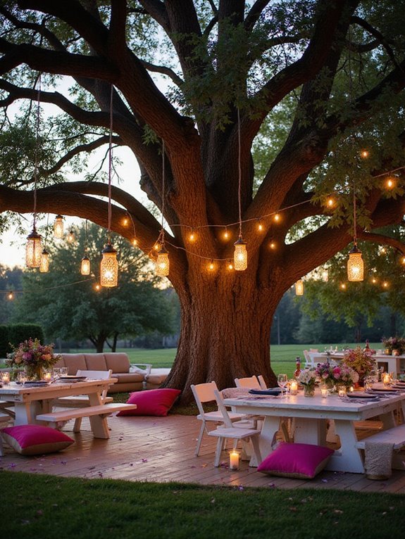 magical string lights ambiance