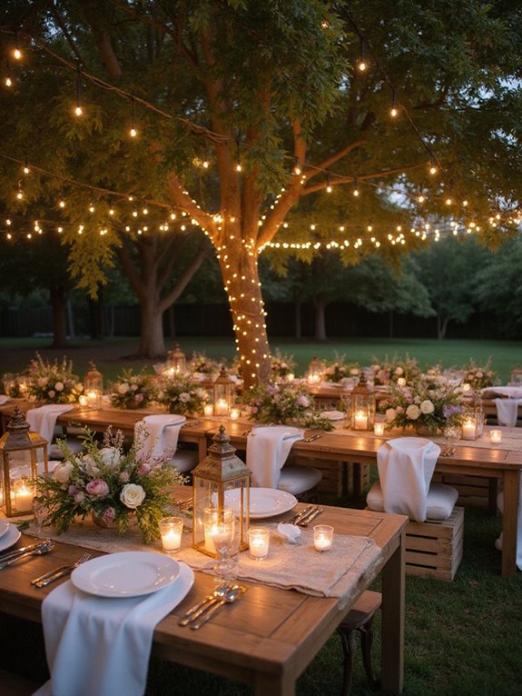 magical wedding lighting decor