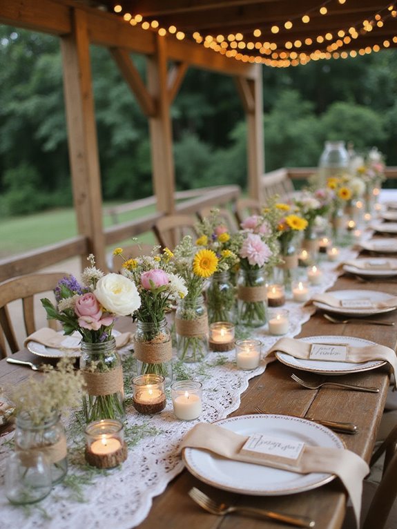 mason jar rustic decor