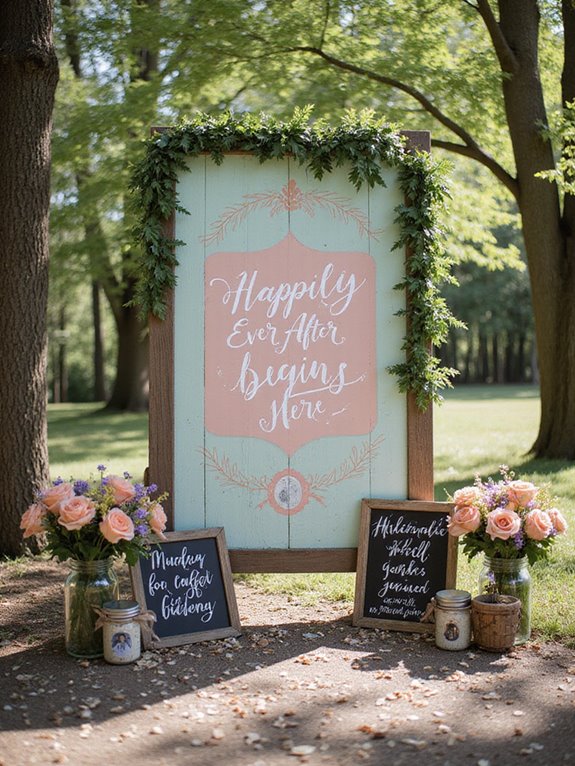 memorable signs and favors