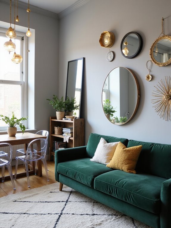 mirrors expand perceived space