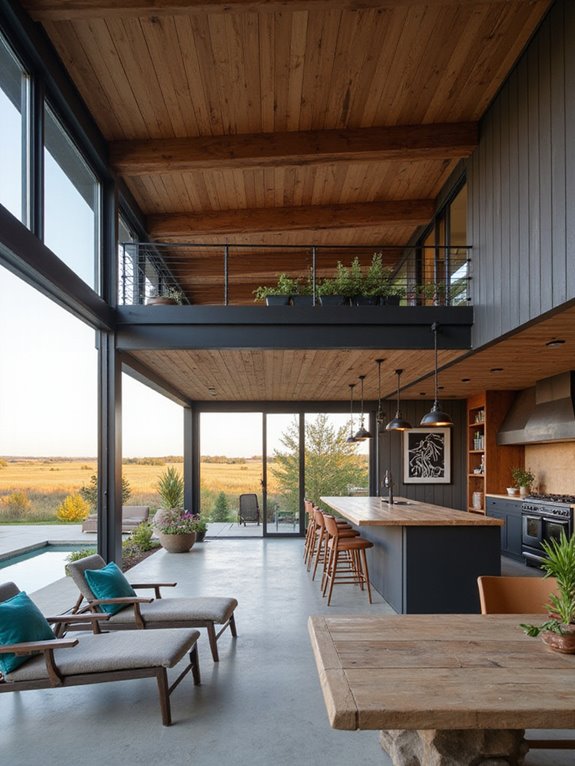 modern meets rustic charm