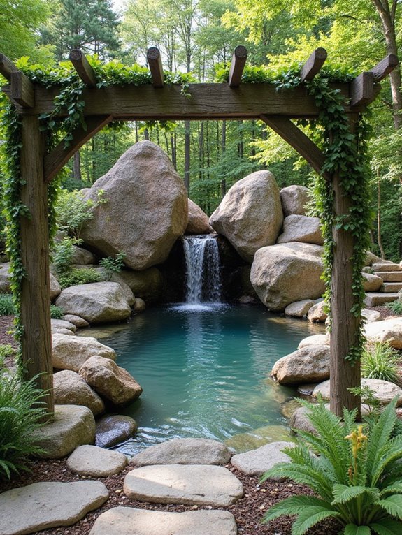 natural serene water feature