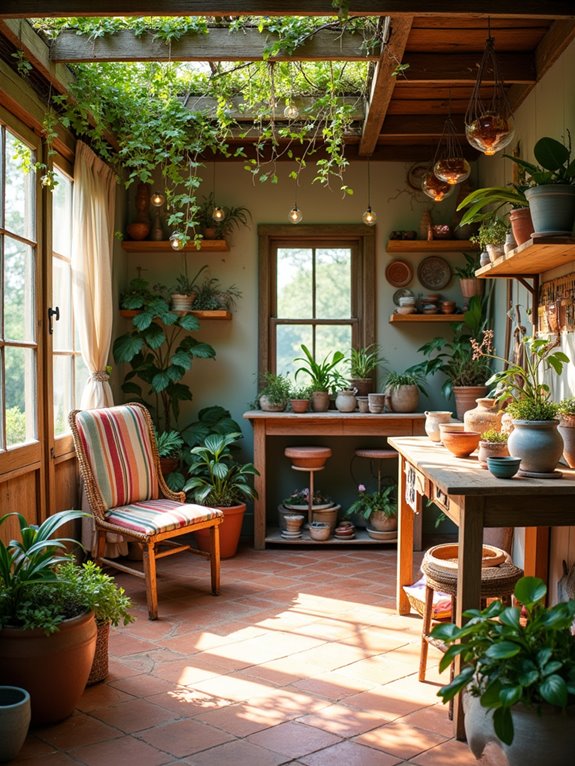 nature inspired pottery studio