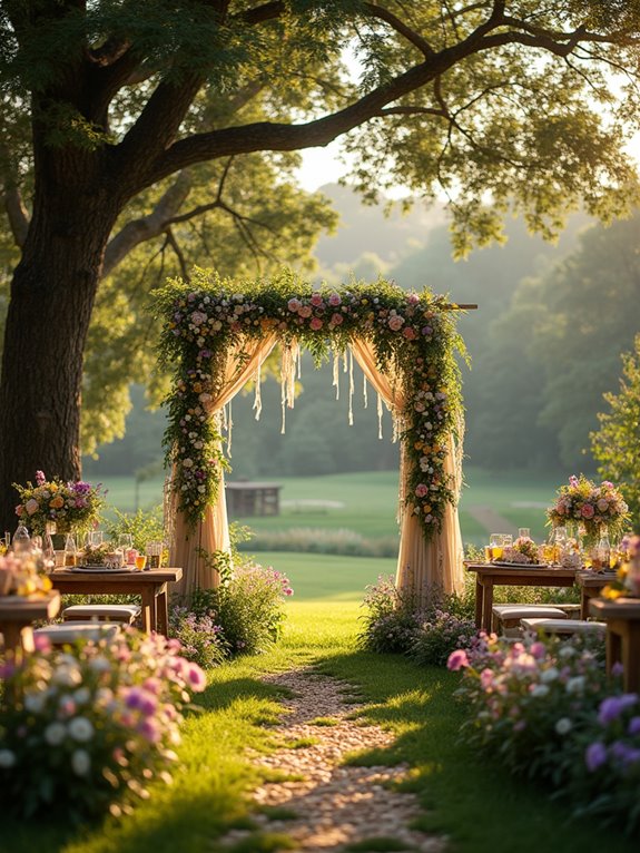 nature inspired summer wedding decor