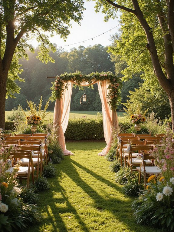 perfect garden wedding palette
