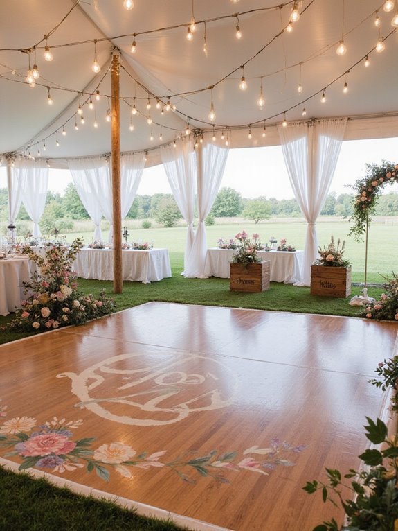 personalized dance floor design