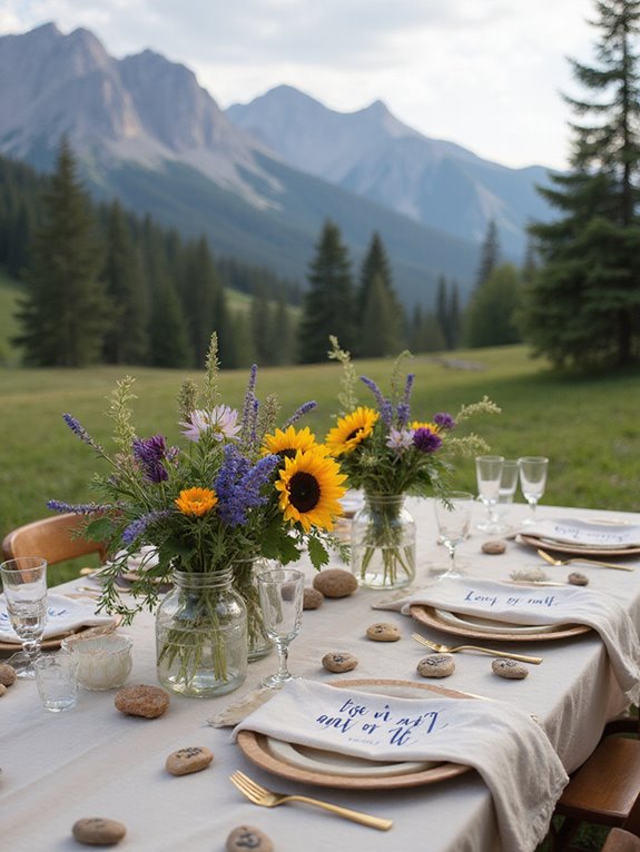 personalized rustic place cards