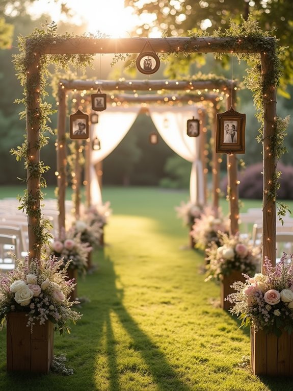 personalized wedding aisle memories
