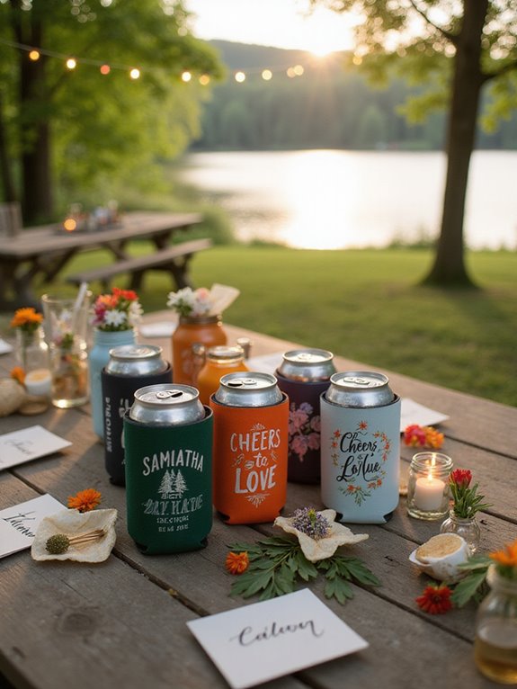 personalized wedding beverage favors