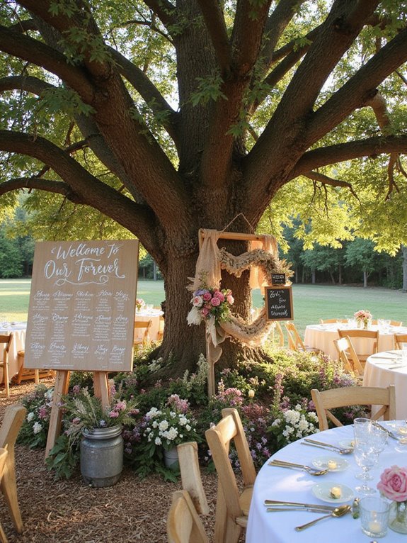 personalized wedding signage details