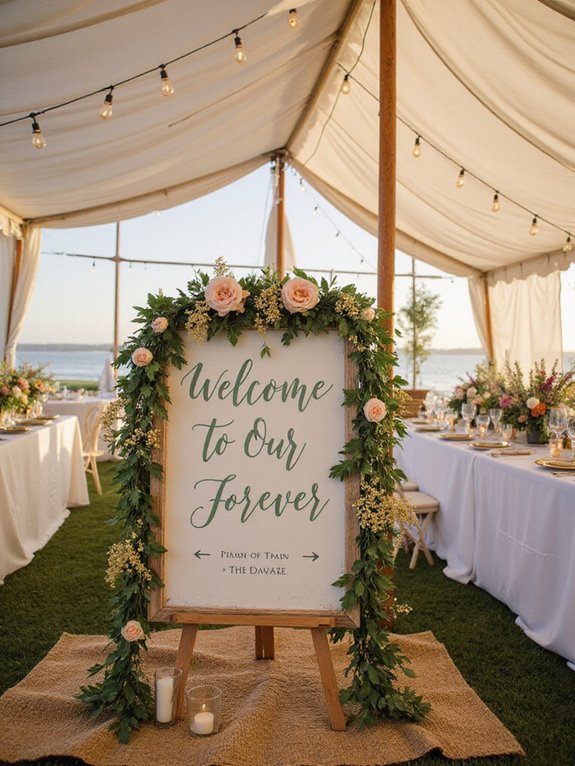 personalized wedding signage ideas