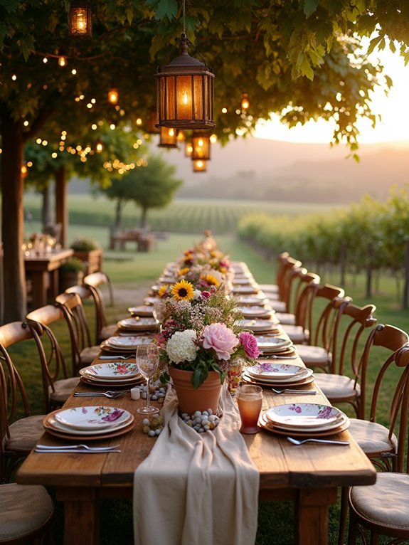 rustic elegance with nature