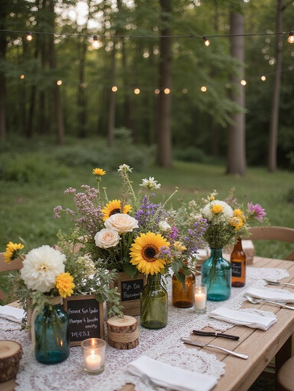 rustic floral elegance blooms