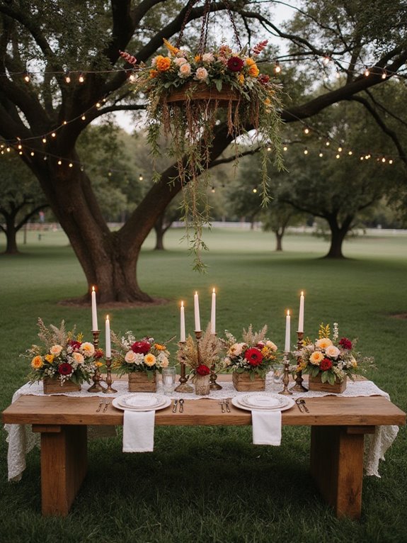 rustic wooden wedding decor