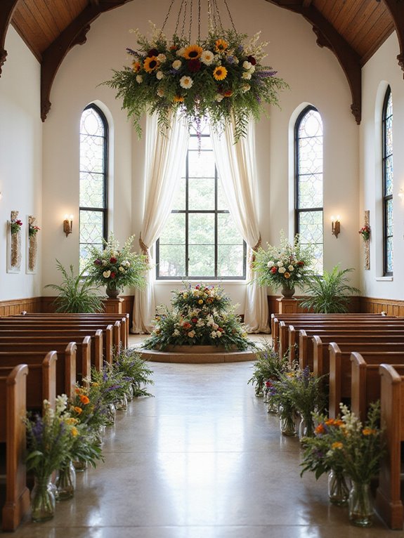seasonal summer floral arrangements