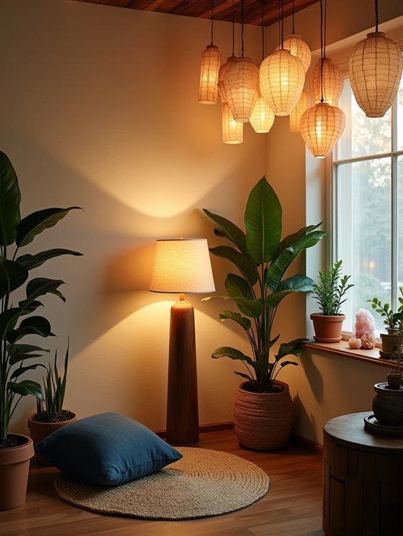 soft lighting for tranquility