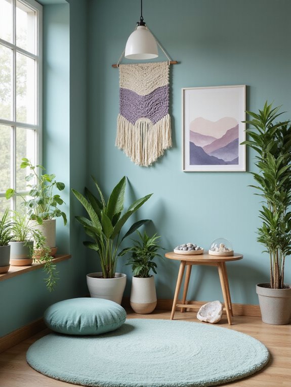 soothing color combinations enhance tranquility