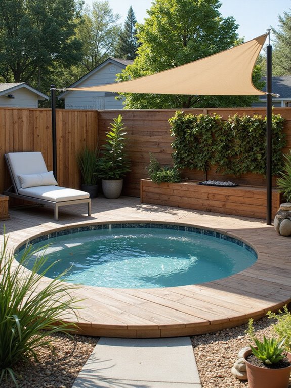 stylish affordable backyard oasis