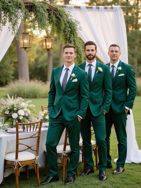 stylish groomsmen attire details