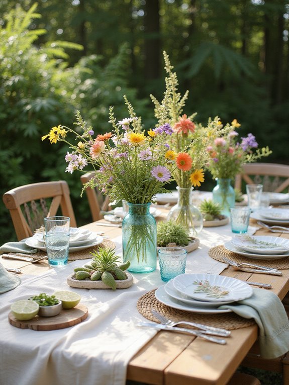 stylish summer table settings