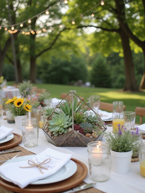 succulent wedding favors decor