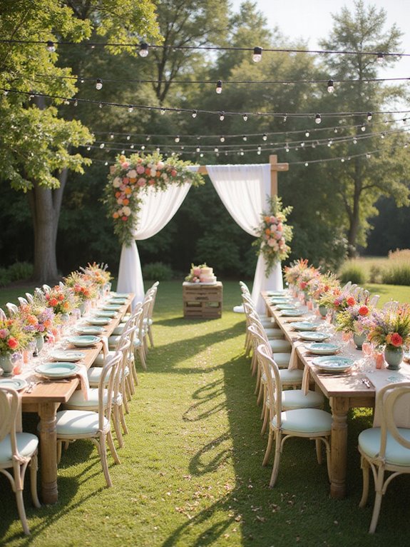 summer wedding color palette