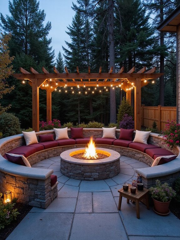 timeless stone seating design