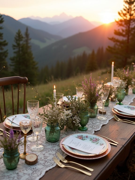 timeless vintage dining elegance