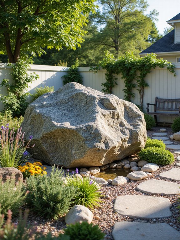 transform landscape with boulders