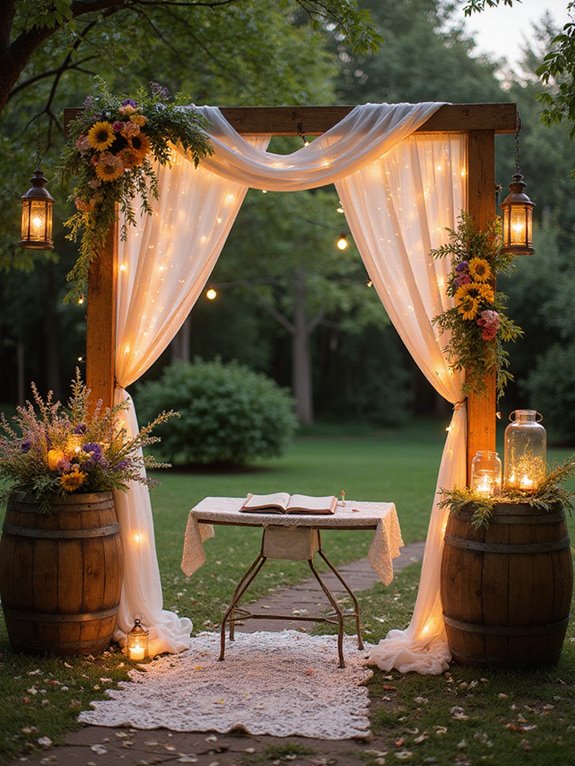 twinkling fairy lights decor