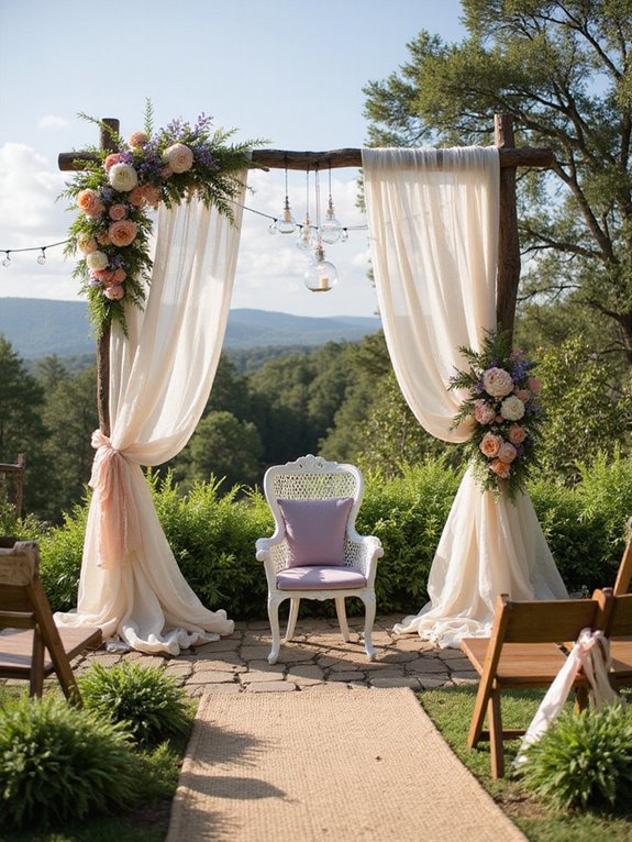 unforgettable ceremony backdrop elements