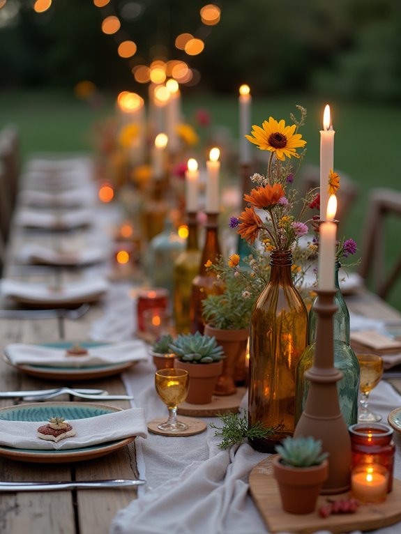 unique and sustainable centerpieces