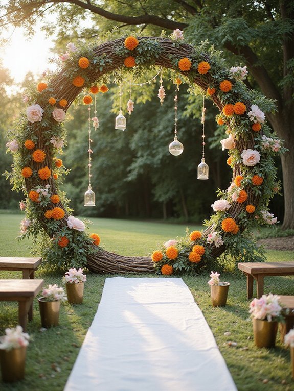 unique creative wedding backdrops