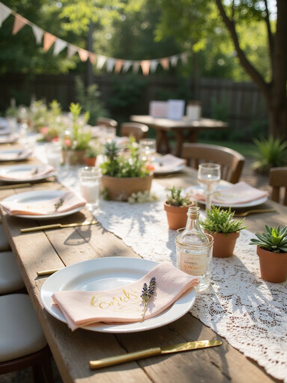 unique personalized wedding place cards
