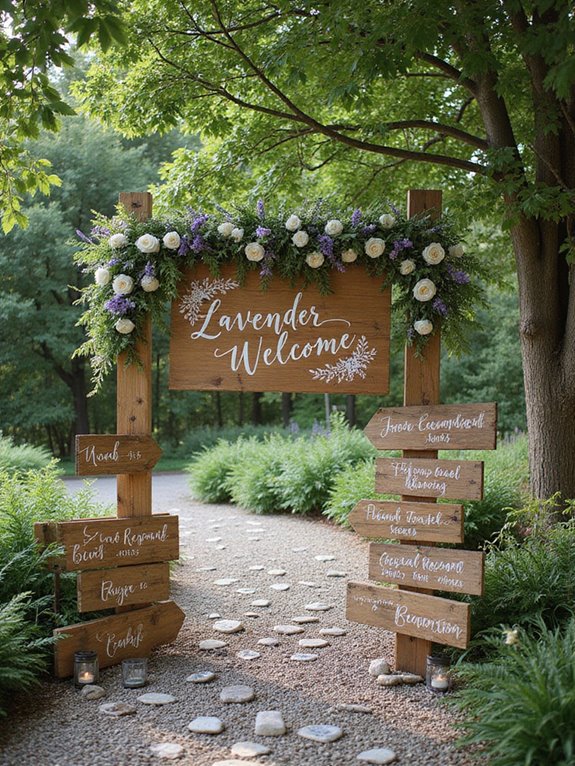 unique personalized wedding signage