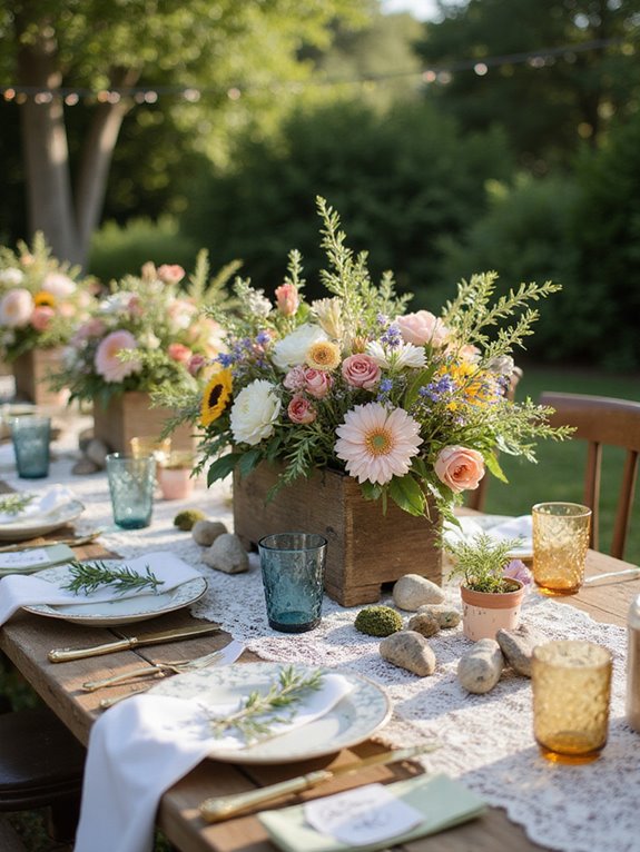 unique wedding table settings