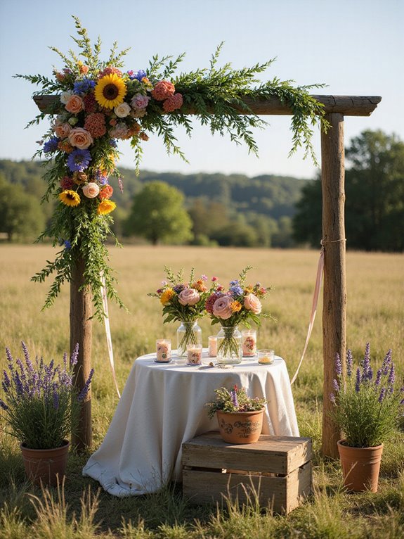 vibrant floral summer palette