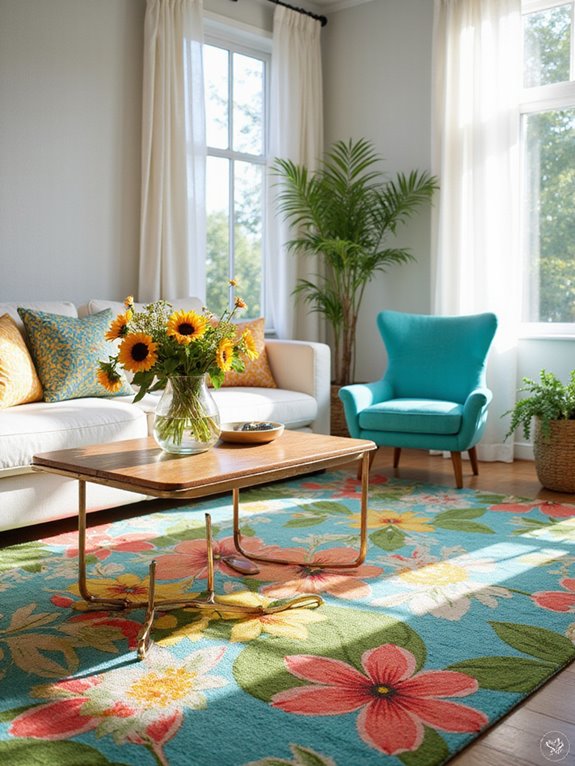 vibrant outdoor area rugs