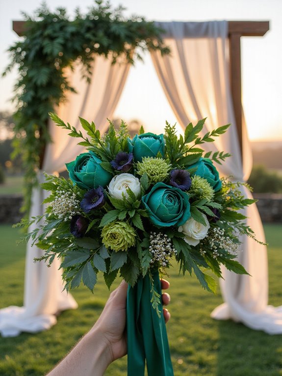 vibrant seasonal floral arrangements