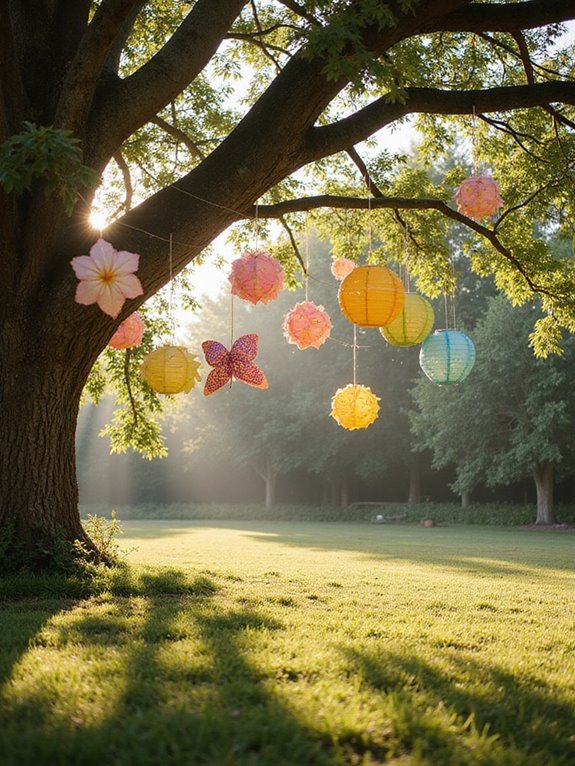 whimsical diy paper lanterns
