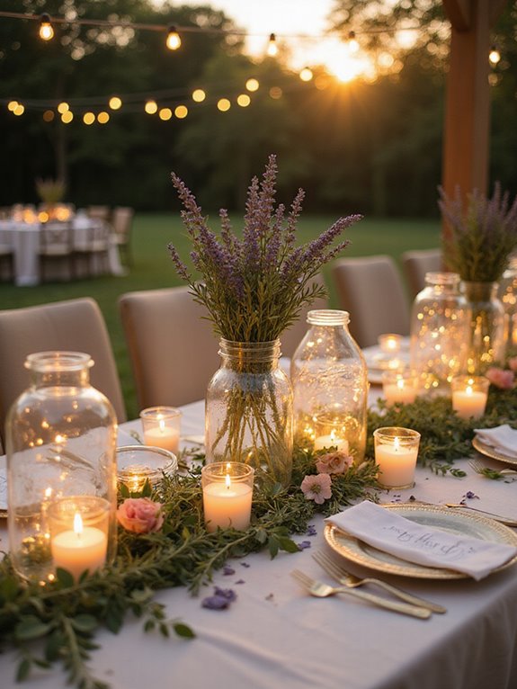 whimsical jars with lights