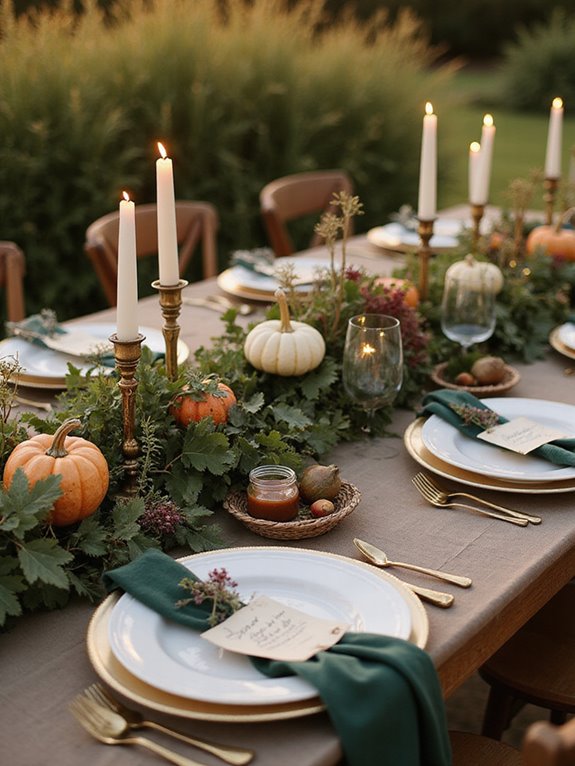 whimsical mini pumpkin decorations